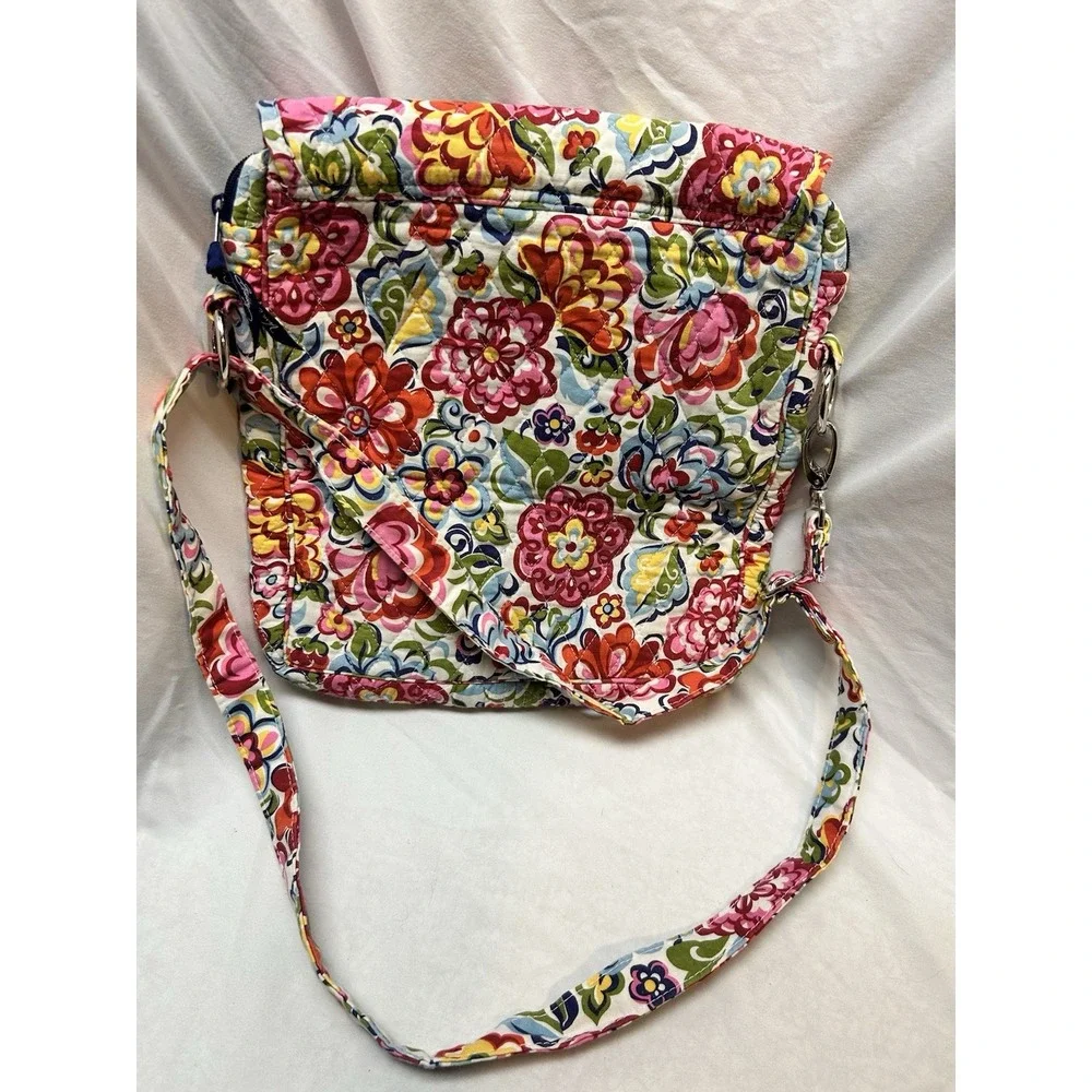 Vera Bradley HOPE GARDEN floral MAILBAG Purse MESSENGER Hipster CROSSBODY Bag